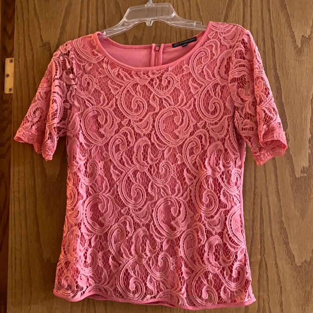 Beautiful lacy light pink top
